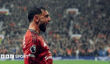 Manchester United skipper Bruno Fernandes
