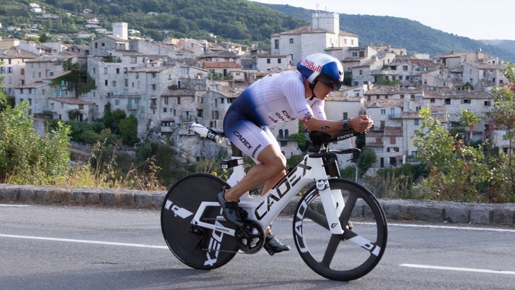 Kristian Blummenfelt had the fourth-fastest bike split at the 2025 Ironman World Championship in Nice.
