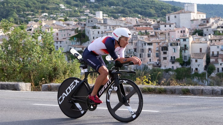 Gustav Iden had the second-fastest bike split at the 2025 Ironman World Championship in Nice.