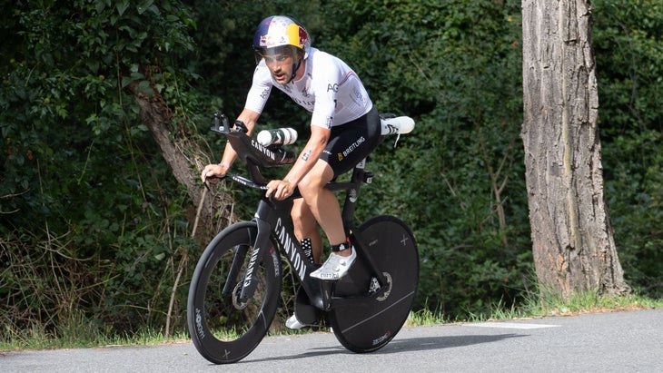 Sam Laidlow had the fastest bike split at the 2025 Ironman World Championship in Nice. 