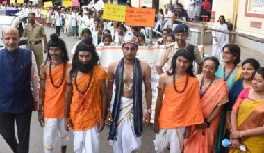 ‘Ayurpatha’ walkathon in Mysuru held on World Ayurveda Day