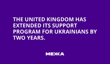 The United Kingdom has extended its support program for Ukrainians by two years. | Ukraine news