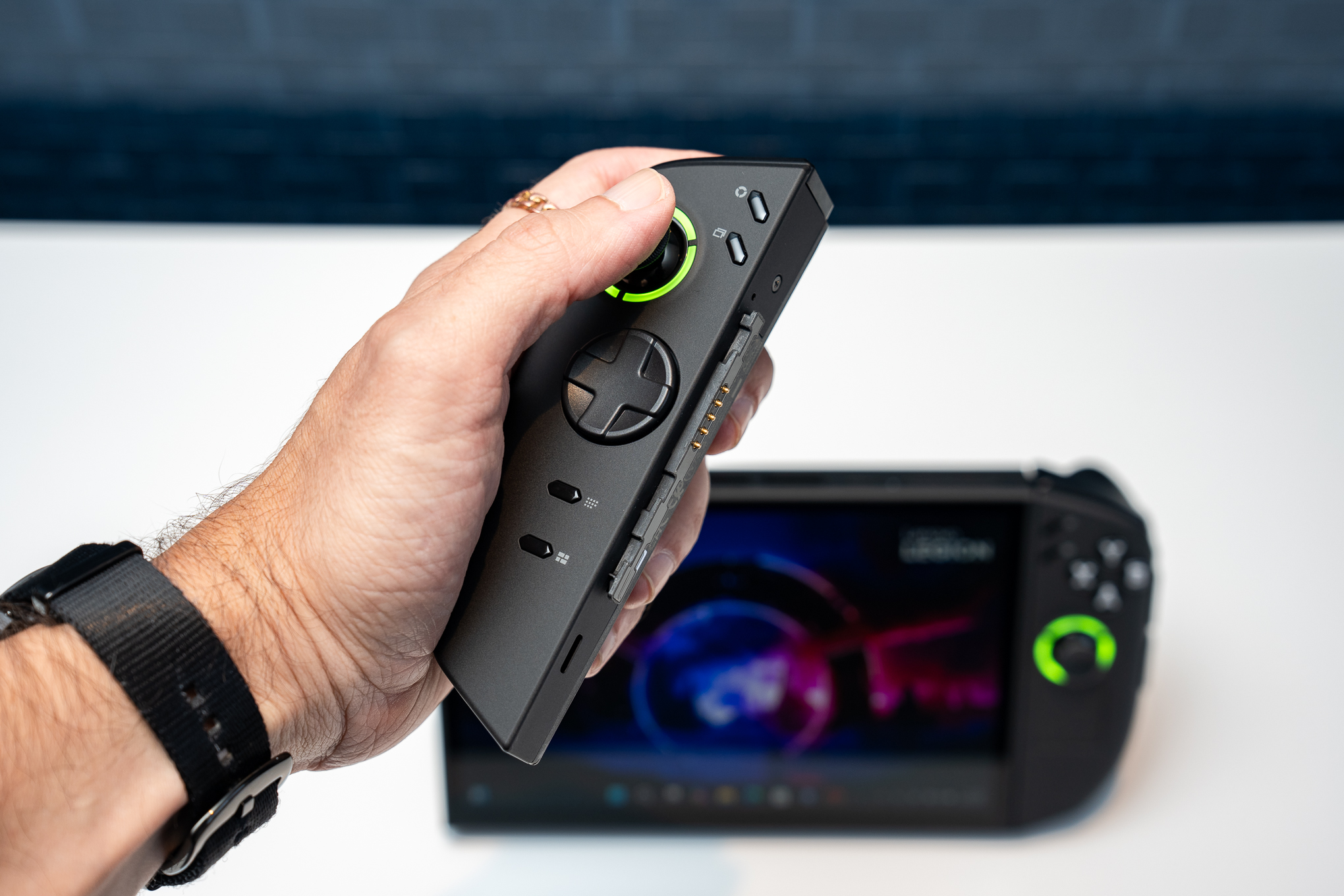 The new D-pad.