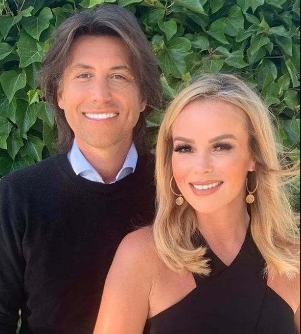 Amanda Holden with her husband Chris Hughes
