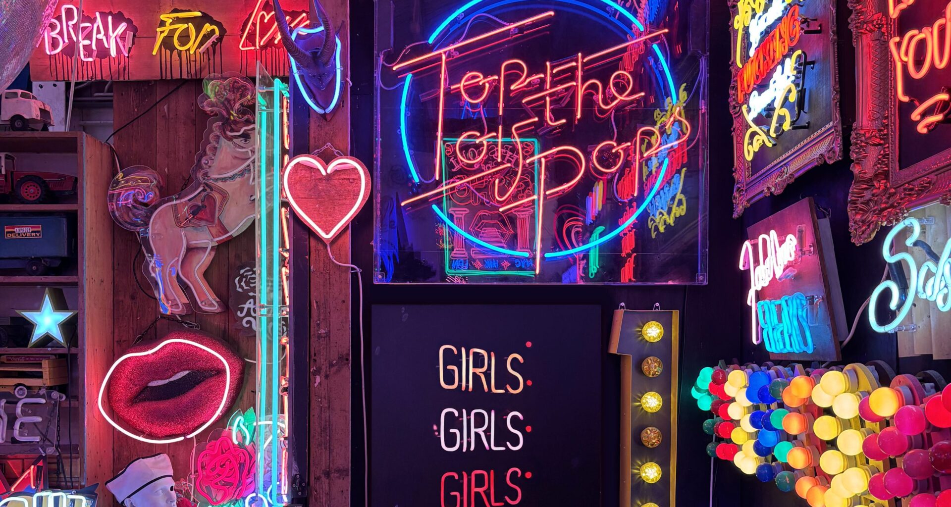 Katherine McMahon’s Neon Sign Paintings Glow in London