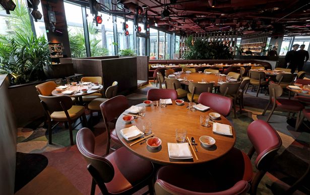 The main restaurant space at Chotto Matte Manchester