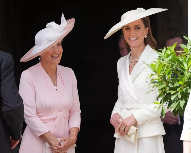 Kate Middleton and Sophie, Duchess of Edinburgh