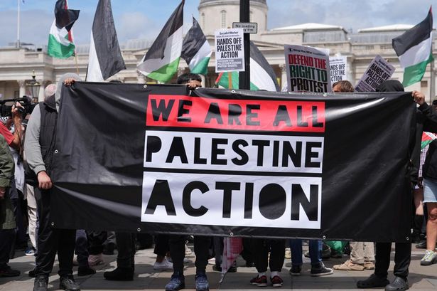A man has been arrested and charged in Oban for "encouraging support for Palestine Action"