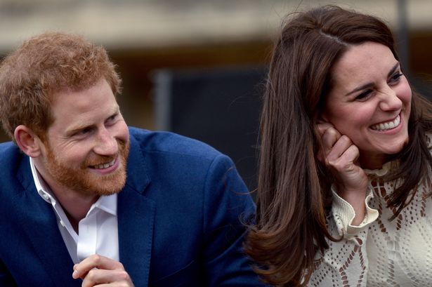 Prince Harry and the Princess of Wales