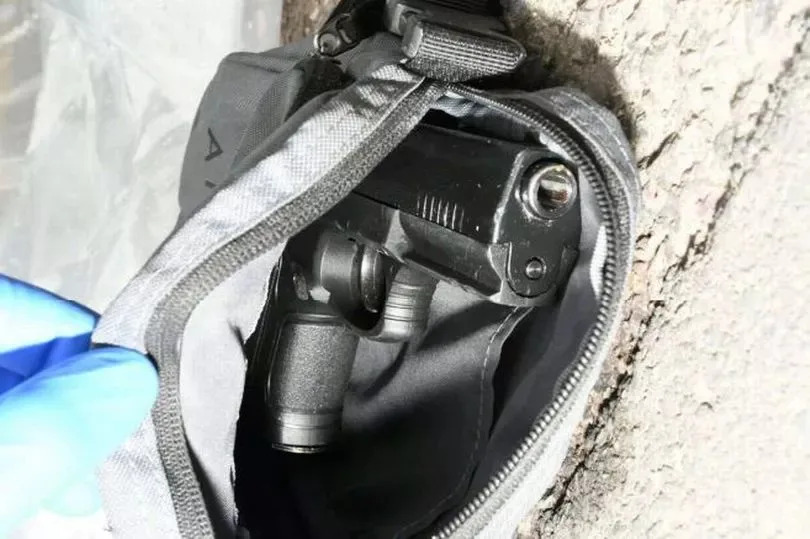 One of the guns recovered in Sheffield