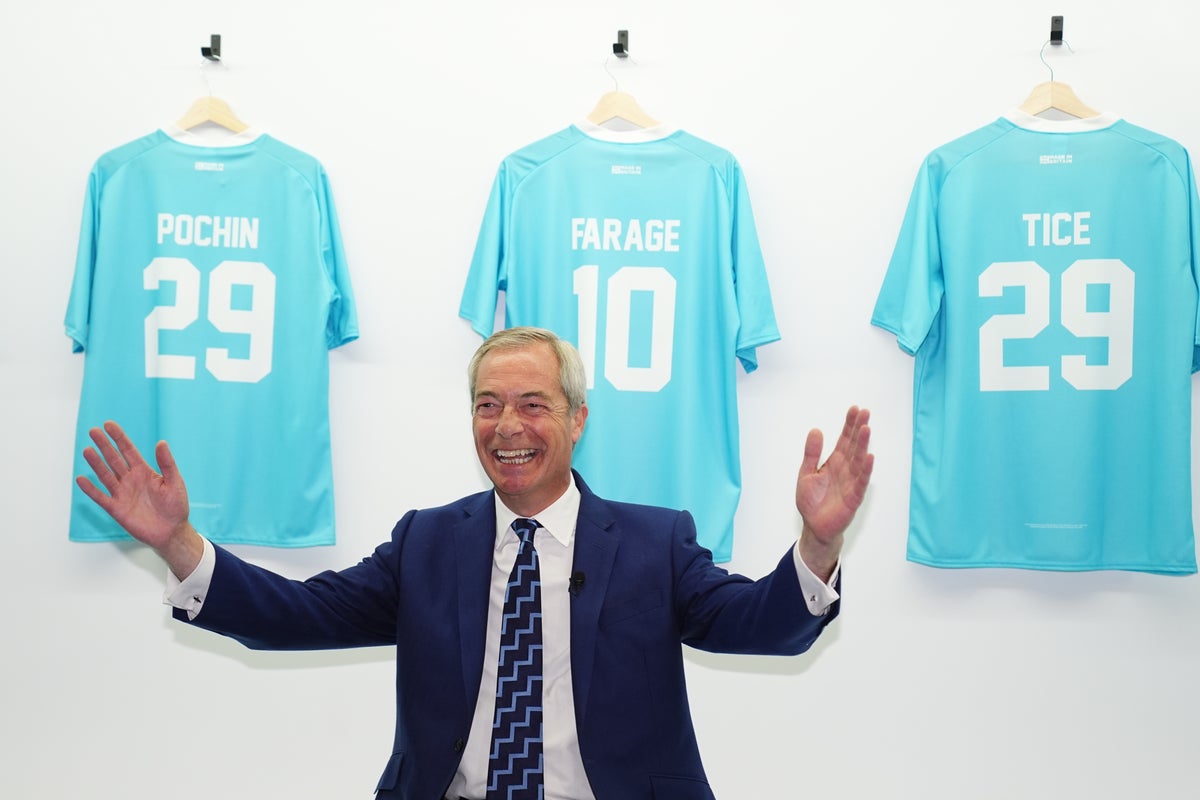 ‘Farage No. 10’: All the merch being sold at the Reform party conference in Birmingham