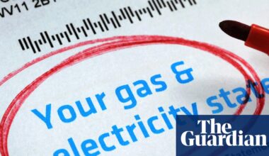 Rise in energy prices leaves 1m UK households behind on bills | Energy bills