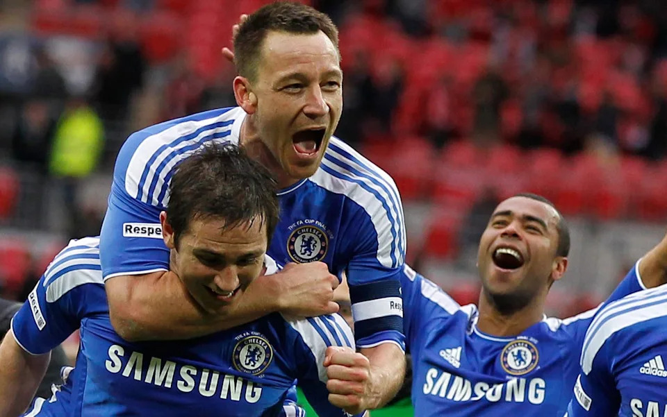 John Terry, Frank Lampard and Ashley Cole