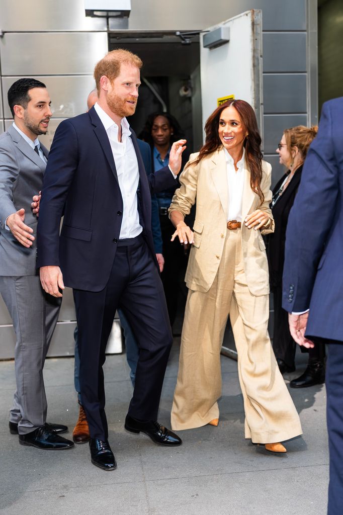 Prince Harry, Duke of Sussex and Meghan, Duchess of Sussex attend the Time100 Summit at Jazz at Lincoln Center in Midtown``