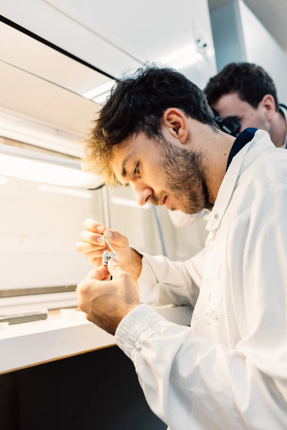 gasly at h.moser hq.