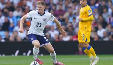 Elliot Anderson runs the England midfield vs Andorra like he did for Newcastle vs Leeds