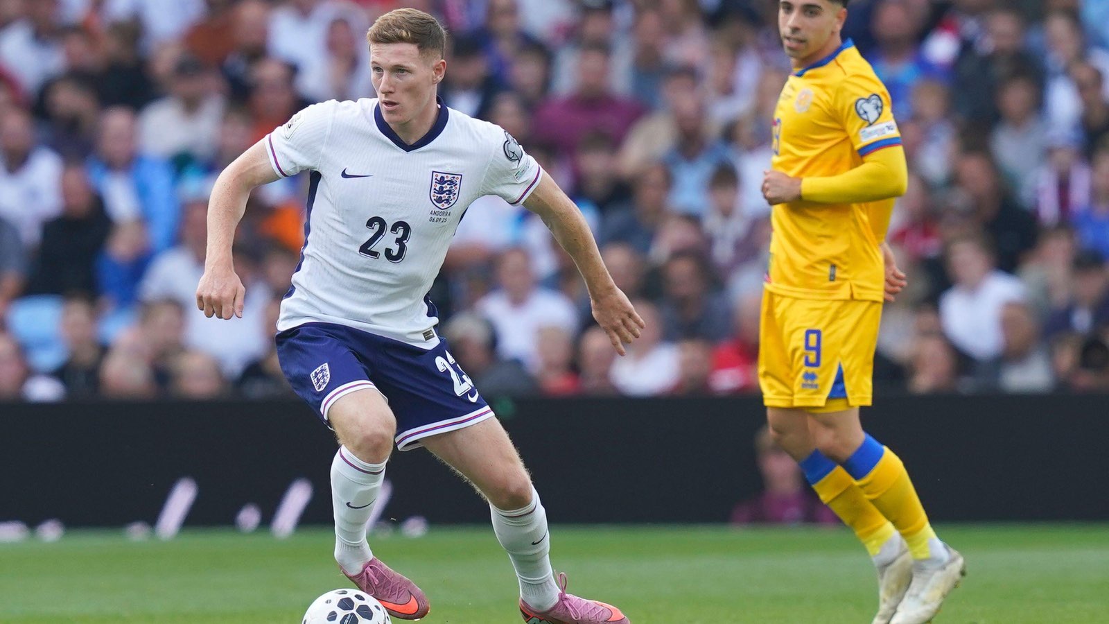 Elliot Anderson runs the England midfield vs Andorra like he did for Newcastle vs Leeds
