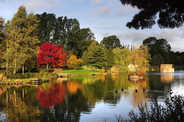 Autumn colours at Alexandra Park in Oldham