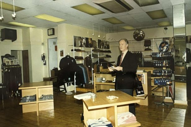 Life at Norman Simmons on North John Street in Liverpool city centre. Pictured, Bill Iveson, who ran the business with partner Norman Simmons