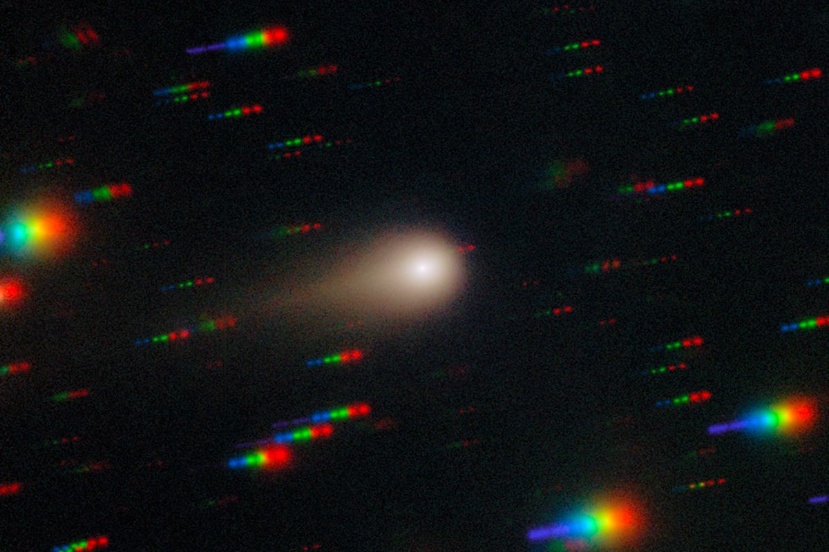 Brand new image of interstellar comet 3I/ATLAS shows it's becoming more active and getting longer as it approaches the Sun