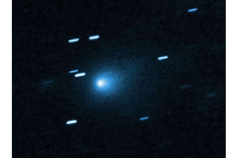 Hubble image of 3I/ATLAS. Credit: NASA/ESA 3I/ATLAS's coma is largely carbon dioxide