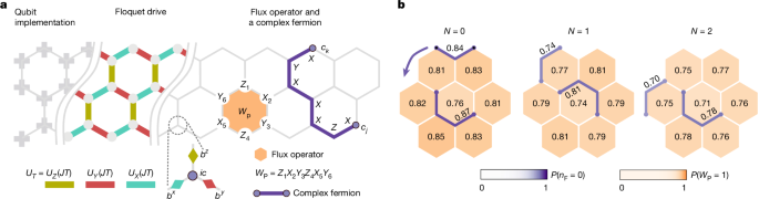 Probing non-equilibrium topological order on a quantum processor