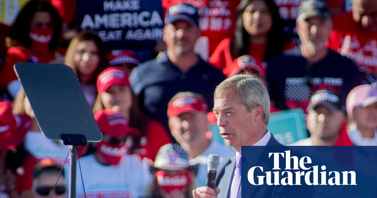 Nigel Farage admits breaching parliamentary rules over Trump event | Nigel Farage