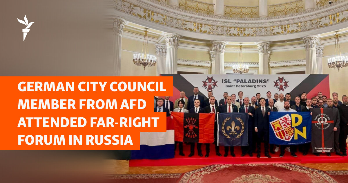 German City Council Member From AfD Attended Far-Right Forum In Russia