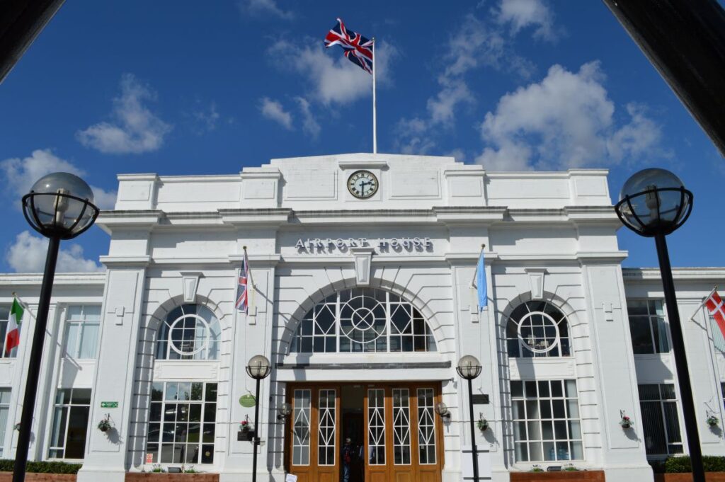 The front of the Croydon Airport Visitor Centre