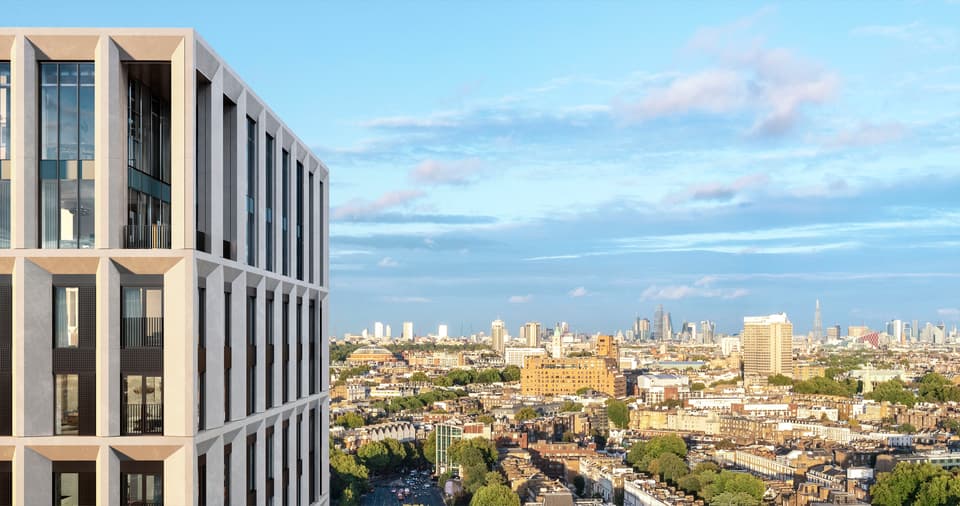 View over London