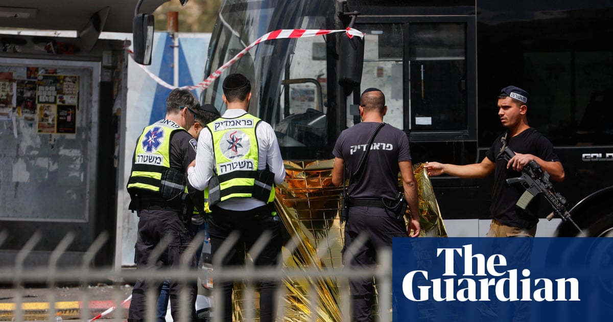 Palestinian gunmen kill six people at Jerusalem bus stop | Israel