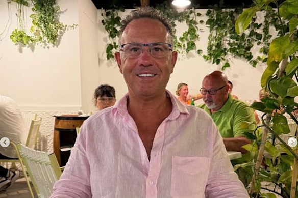 Carrafa on one of his European holidays. 