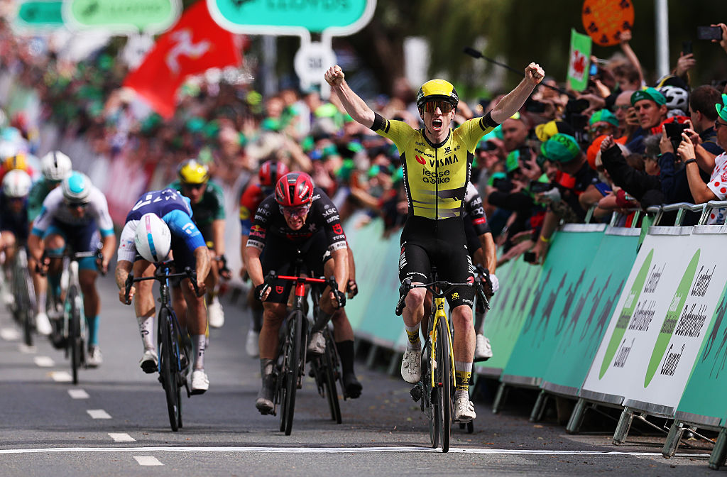 AMPTHILL, ENGLAND - SEPTEMBER 04: Matthew Brennan of Great Britain and Team Visma