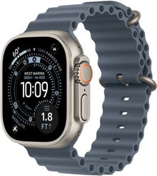 Apple Watch Ultra 3 (GPS+Cellular) 49mm Titanium Case with Anchor Blue Ocean Band - Open Box - Excellent