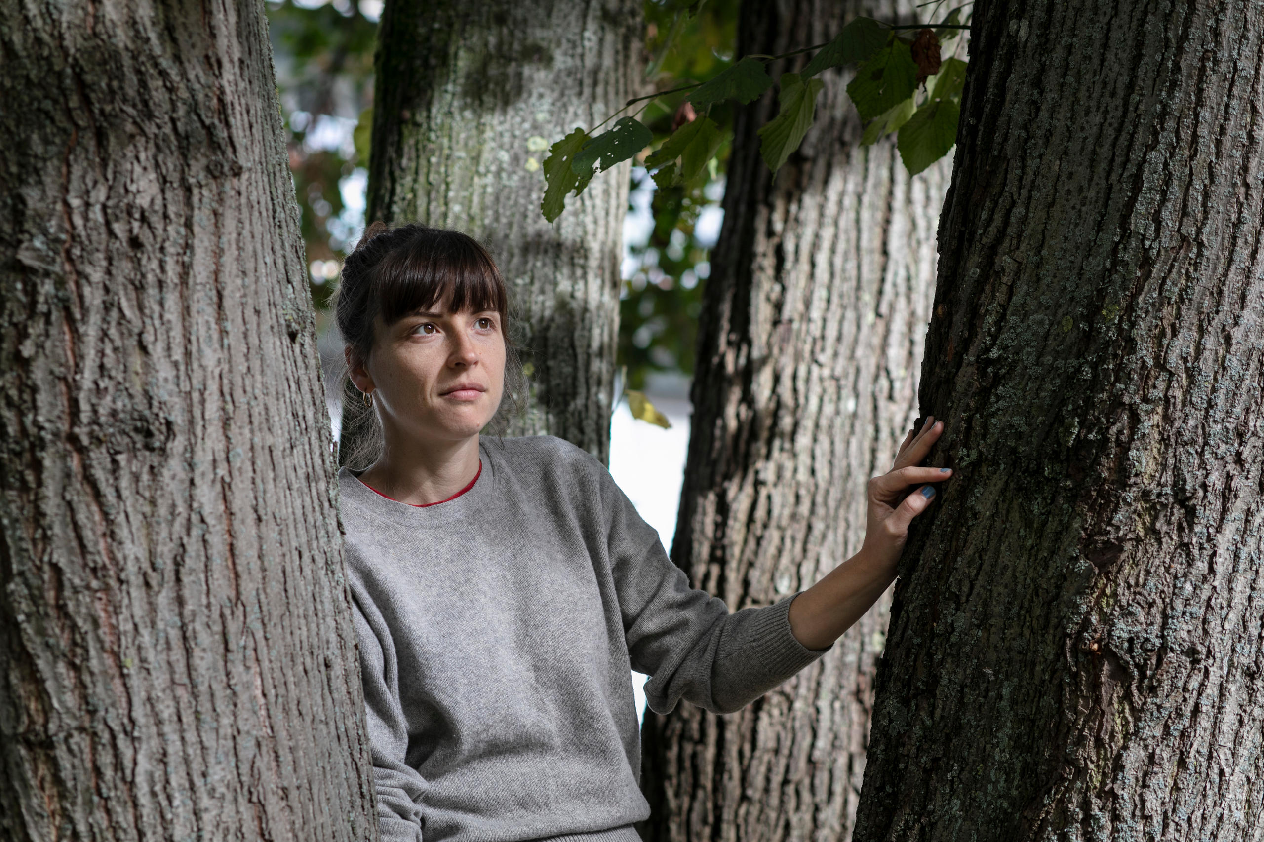 Dorothee Elmiger in ihrem Habitat
