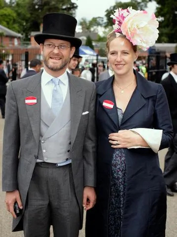 Indigo/Getty Lord Nicholas Windsor and Paola Doimi de Lupis de Frankopan at Royal Ascot on June 20, 2009.