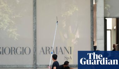 Crowds gather outside Giorgio Armani’s Milan HQ to pay respects before funeral | Armani