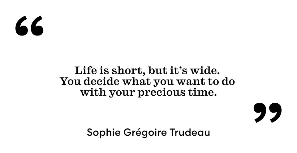 Sophie Grégoire Trudeau. 