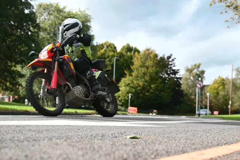 The police off-road bike team