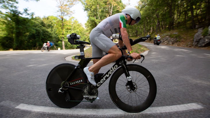 Jamie Riddle had the seventh-fastest bike split at the 2025 Ironman World Championship in Nice.