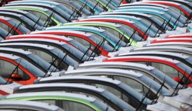 Stocks slip as UK vehicle production falls to lowest since 1956