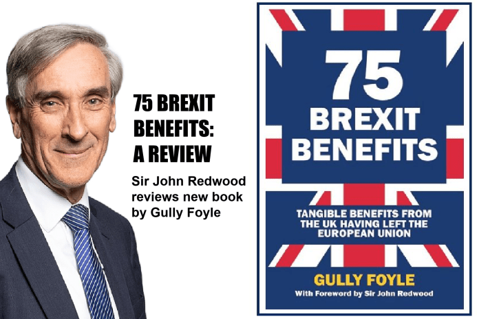 Sir John Redwood Reviews New Book Showcasing the UK’s Post-EU Opportunities