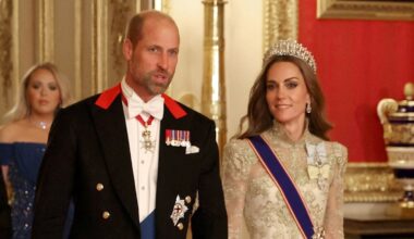 Prince William and Princess Kate lead glittering State Banquet – all the photos