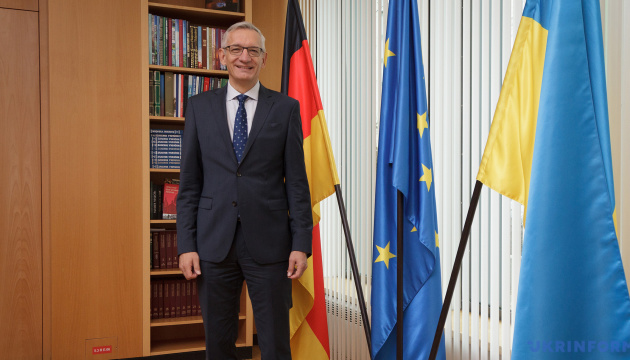 German Ambassador Jaeger records message to Ukrainians upon leaving office