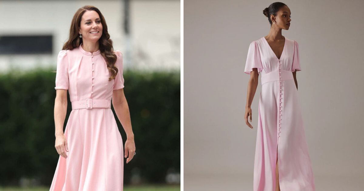Channel Princess Kate’s pretty pink dress from Nobody’s Child for £59 | Royal | News
