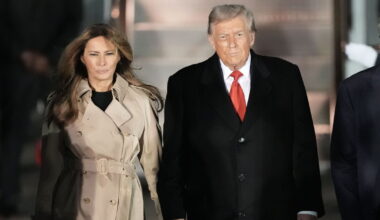 Donald Trump's first 10 words to Melania in the UK revealed by lip reader | Politics | News