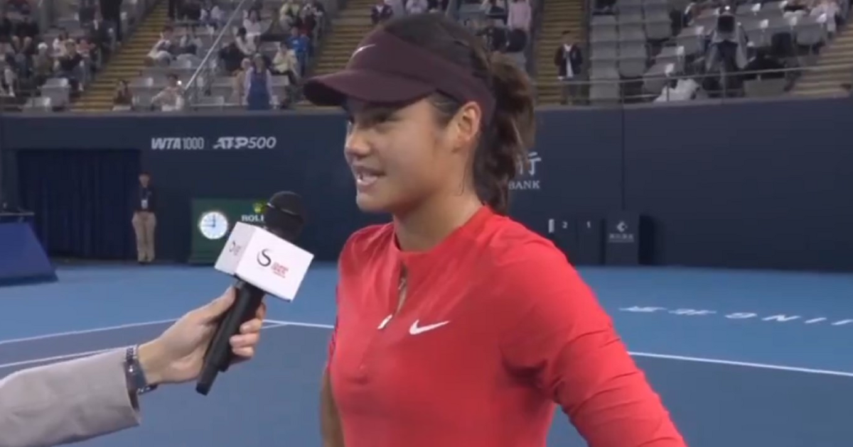 Emma Raducanu leaves China Open crowd astonished with on-court speech | Tennis | Sport