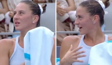 China Open tennis star makes unusual request during routine win | Tennis | Sport