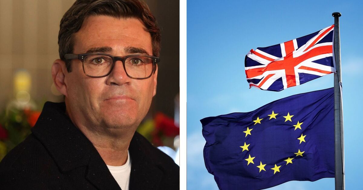 Andy Burnham in huge Brexit betrayal as he says he wants to 'rejoin EU' | Politics | News