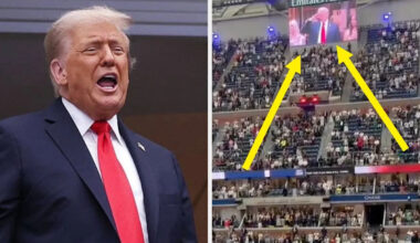 The US Open Crowd's Reaction To Trump On The Jumbotron Is Going Viral